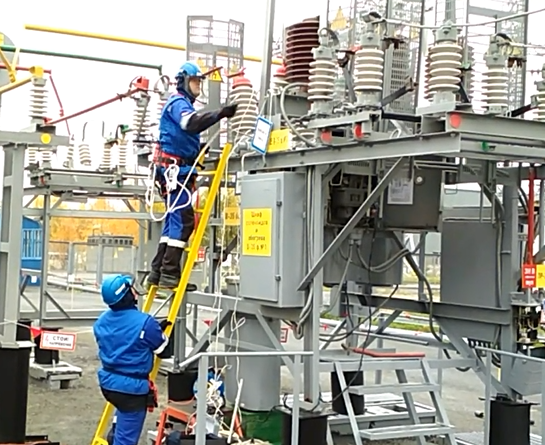 Работа с ПКВ/М7 на выключателе С-35 в конкурсе профмастерства ПАО "Газпромнефть"